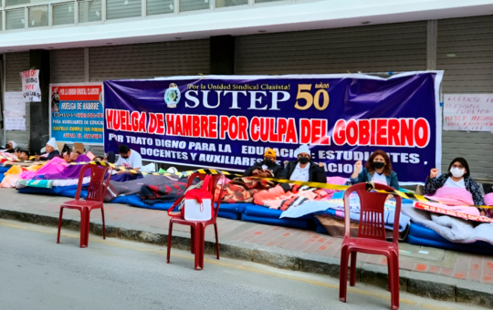 DIRIGENTES DEL SUTEP ACATARÁN HUELGA DE HAMBRE POR INCUMPLIMIENTOS DEL GOBIERNO – RCR Peru