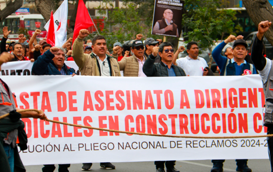 FEDERACIÓN DE TRABAJADORES EN CONSTRUCCIÓN CIVIL ANUNCIA MEDIDAS PARA DEPURAR SEUDO SINDICATOS QUE VIENEN ATENTANDO CONTRA LA VIDA DEL SECTOR – RCR Peru