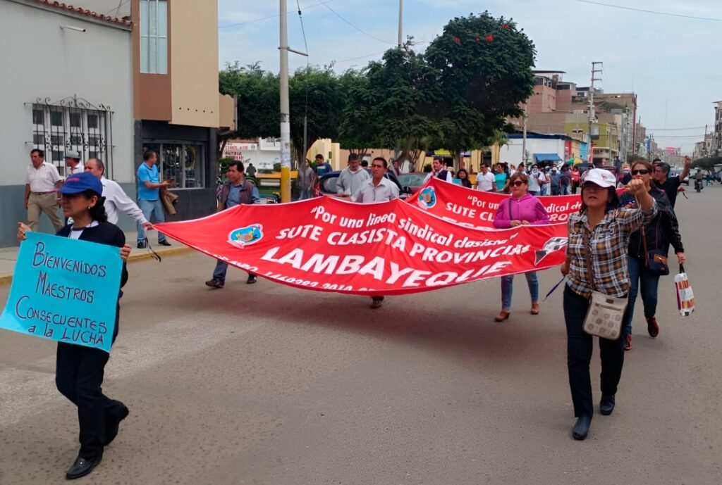 SUTE LAMBAYEQUE INICIA HUELGA DE HAMBRE EXIGIENDO EL CUMPLIMIENTO DE DERECHOS LABORALES Y MEJORAS EN LA EDUCACIÓN – RCR Peru