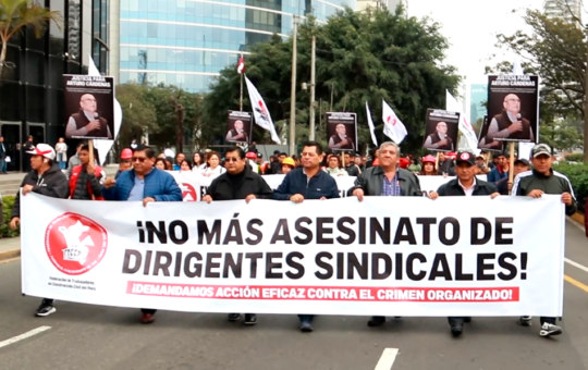 FTCCP EXIGEN JUSTICIA AL MINISTERIO DEL INTERIOR POR ASESINATO DE DIRIGENTE ARTURO CÁRDENAS – RCR Peru