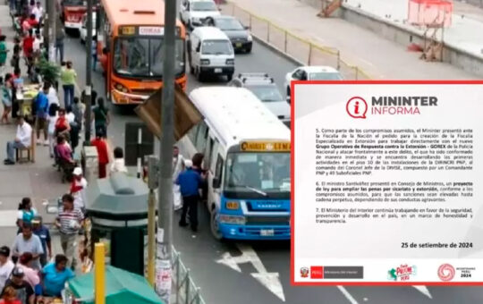 MININTER PIDE CREAR FISCALÍA ESPECIALIZADA EN EXTORSIÓN Y ANUNCIA INICIO DEL GOREX – RCR Peru