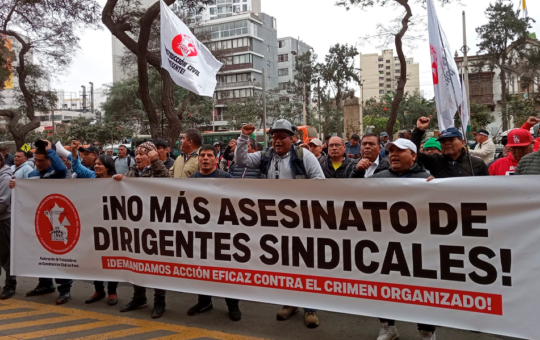 BASES DE LA FEDERACION EN CONSTRUCCIÓN CIVIL A NIVEL NACIONAL PARTICIPARÁN EN MARCHA CONTRA DELINCUENCIA Y POR LA PAZ EL 24 DE OCTUBRE – RCR Peru