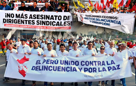 FTCCP ANUNCIA MOVILIZACIÓN EL 24 DE OCTUBRE CONTRA LA DELINCUENCIA ORGANIZADA – RCR Peru