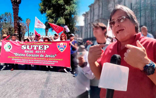 DOCENTES INICIARON HUELGA ESCALONADA CON FIRMEZA EXIGIENDO EL CUMPLIMIENDO DEL CONVENIO COLECTIVO – RCR Peru