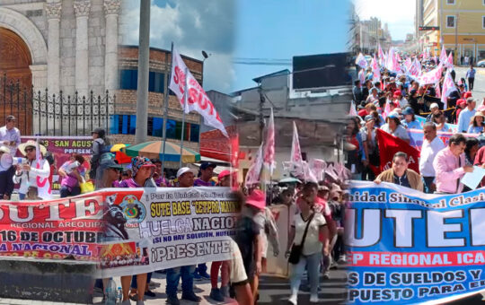 DIRIGENTES DEL SUTEP SEÑALAN QUE HUELGA COMENZÓ CON ALTO ACATAMIENTO DE LOS DOCENTES – RCR Peru