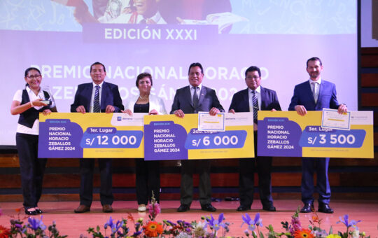 DERRAMA MAGISTERIAL PREMIA LA INNOVACIÓN EDUCATIVA CON EL PREMIO HORACIO ZEBALLOS – RCR Peru