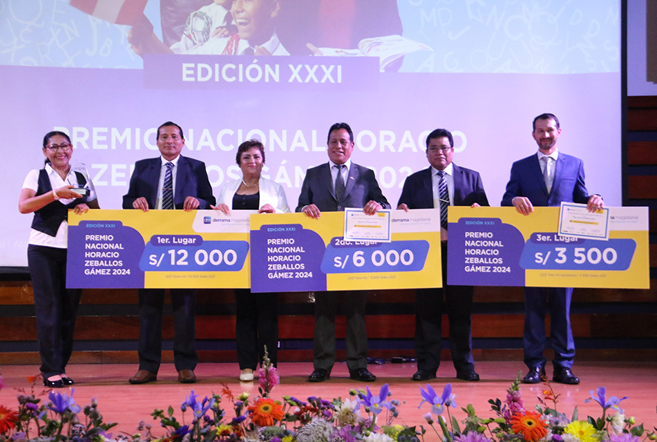 DERRAMA MAGISTERIAL PREMIA LA INNOVACIÓN EDUCATIVA CON EL PREMIO HORACIO ZEBALLOS – RCR Peru