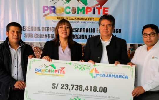 CAJAMARCA APORTARÁ MÁS DE 23 MILLONES DE SOLES PARA FOMENTAR LA COMPETITIVIDAD PRODUCTIVA – RCR Peru