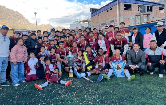 EL CAMPEONATO DE FÚTBOL DE OYÓN PUSO LA NOTA DEPORTIVA A LAS FIESTAS PATRONALES – RCR Peru