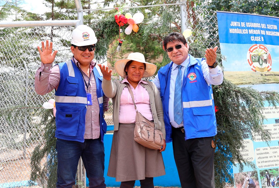 INAUGURAN MODERNO SISTEMA DE RIEGO TECNIFICADO EN QUINRAYQUERO  – RCR Peru