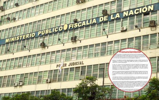 PODER EJECUTIVO SEÑALA QUE MINISTERIO PÚBLICO NO DEBE JUDICIALIZAR LA POLÍTICA – RCR Peru