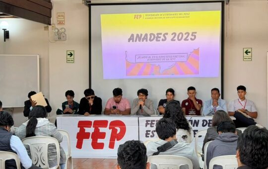 ESTUDIANTES EXIGEN UN PROCESO DEMOCRÁTICO PARA LA ELECCIÓN DE LA JUNTA DIRECTIVA DE LA FEDERACIÓN DE ESTUDIANTES DEL PERÚ – RCR Peru