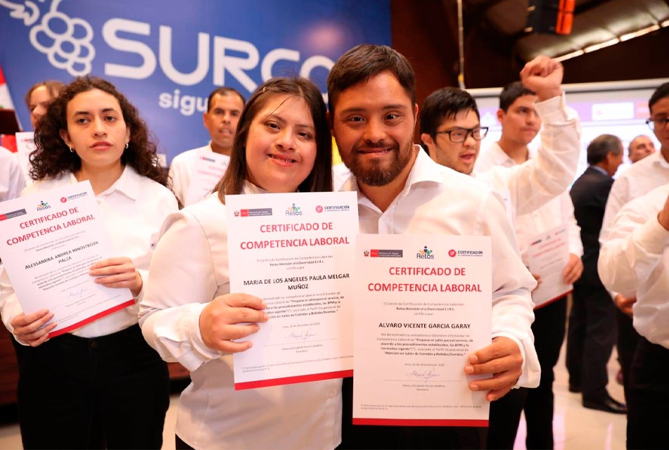 VEINTE PERSONAS CON DISCAPACIDAD RECIBEN CERTIFICADOS DE COMPETENCIAS LABORALES – RCR Peru
