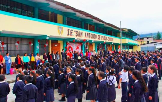 MODERNIZACIÓN DE IE SAN ANTONIO DE PADUA EN CHUGUR SERÁ DE GRAN IMPACTO PARA COMUNIDAD ESTUDIANTIL Y POBLACIÓN – RCR Peru