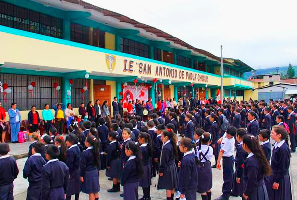 MODERNIZACIÓN DE IE SAN ANTONIO DE PADUA EN CHUGUR SERÁ DE GRAN IMPACTO PARA COMUNIDAD ESTUDIANTIL Y POBLACIÓN – RCR Peru