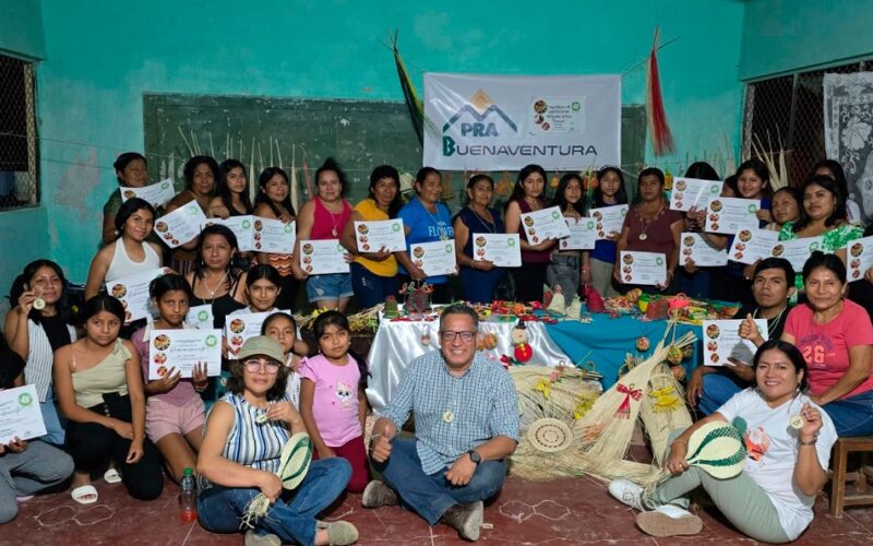 CLAUSURAN CON ÉXITO EL PRIMER TALLER DE TEJIDO EN PAJA TOQUILLA, IMPULSANDO LA CAPACIDAD EMPRENDEDORA DE 80 PERSONAS  EN OCOTO ALTO – RCR Peru