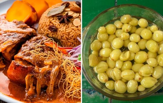ADOBO DE CERDO CON ARROZ ÁRABE Y ALMÍBAR DE UVAS VERDES ES PLATO PREFERIDO DE CENA DE NOCHEBUENA – RCR Peru