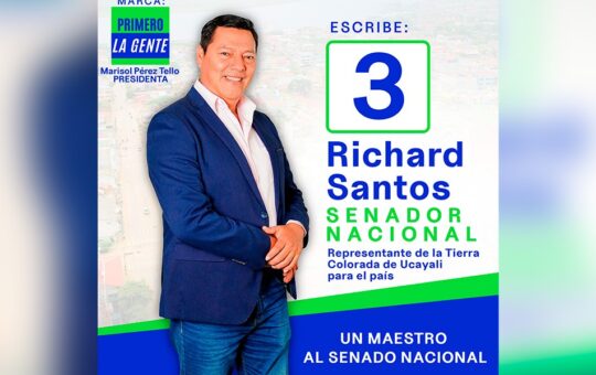 RICHARD SANTOS SE INTEGRA A LA LISTA ELECTORAL DE PRIMERO LA GENTE POR LA DEFENSA DE DERECHOS LABORALES – RCR Peru