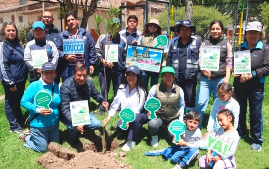 MUNICIPALIDAD PROVINCIAL DE CAJAMARCA Y NEWMONT FONCREAGRO REALIZAN REFORESTACIÓN URBANA DE LA CIUDAD – RCR Peru
