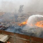 INCENDIO CONSUME ALMACÉN DE RECICLAJE EN ZONA INDUSTRIAL DE JICAMARCA – RCR Peru
