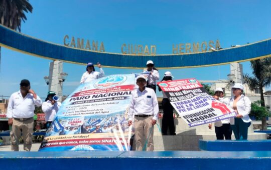 TRABAJADORES DE LA AUTORIDAD NACIONAL DEL AGUA REALIZAN PARO NACIONAL – RCR Peru