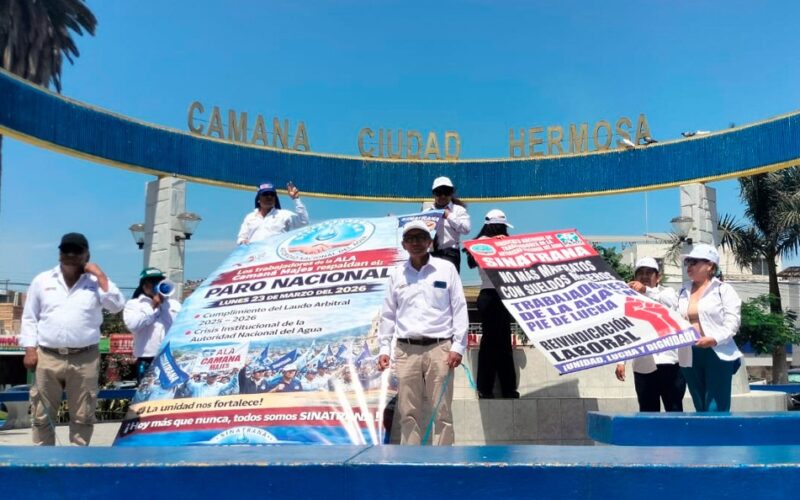 TRABAJADORES DE LA AUTORIDAD NACIONAL DEL AGUA REALIZAN PARO NACIONAL – RCR Peru