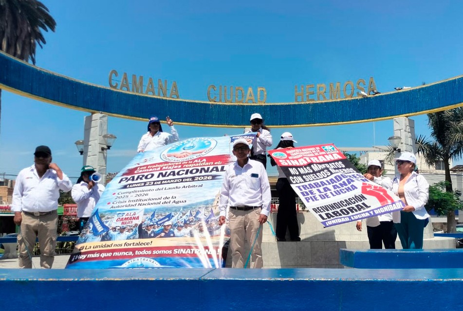 TRABAJADORES DE LA AUTORIDAD NACIONAL DEL AGUA REALIZAN PARO NACIONAL – RCR Peru