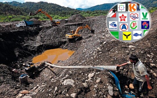 PARTIDOS NO TIENEN PROPUESTAS CONCRETAS PARA SOLUCIONAR PROBLEMA DE LA MINERÍA ILEGAL   – RCR Peru