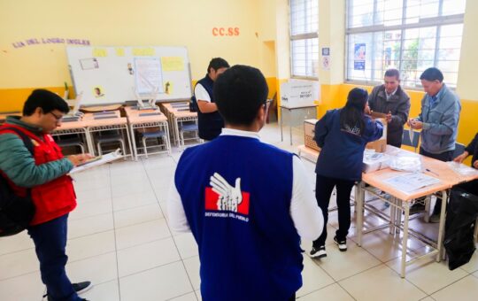 DEFENSORÍA DEL PUEBLO SUPERVISARÁ LOCALES DE VOTACIÓN PARA GARANTIZAR TRANSPARENCIA Y NEUTRALIDAD EN ELECCIONES DEL 12 DE ABRIL – RCR Peru