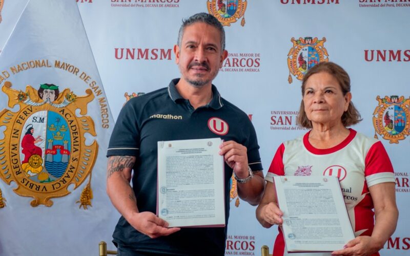 SAN MARCOS Y UNIVERSITARIO FIRMAN CONVENIO HISTÓRICO Y REAFIRMAN VÍNCULO CON EL ORIGEN DEL FÚTBOL PERUANO – RCR Peru