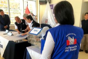 DEFENSORÍA SUPERVISA A ORGANISMOS ELECTORALES EN LIMA NORTE PARA LA SEGUNDA VUELTA – RCR Peru