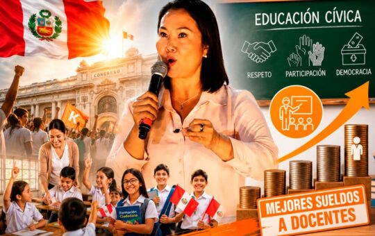 HAY PREDISPOSICIÓN DE PRESIDENTA ELECTA KEIKO FUJIMORI PARA ATENDER LAS DEMANDAS DEL MAGISTERIO Y MEJORAR LA EDUCACIÓN – RCR Peru